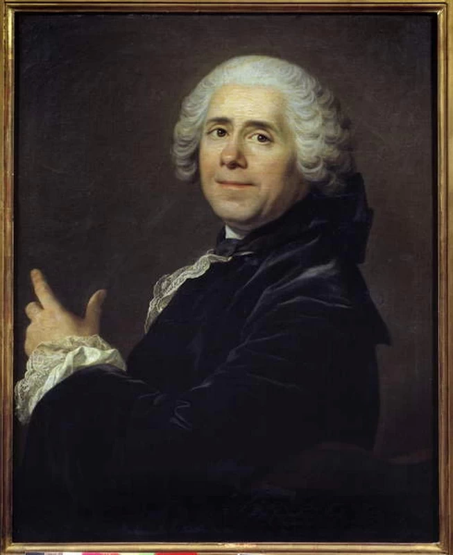 Ritratto di Pierre Carlet de Chamblain de Marivaux (1688 - 1763) dit Marivaux, scrittore francese, Comedie Francaise, Parigi